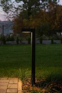 Vonkajší stĺpik NORLYS Asker 1320AL 7,7W 4000K IP65 LED strieborný 85 cm small 4