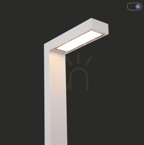 Skontrolujte Záhradné stĺpové svietidlo LED Asker Pole Pro 1361AL, 216 cm, 8 W, 3000 K, svetlosivé RAL 9006 – NORLYS