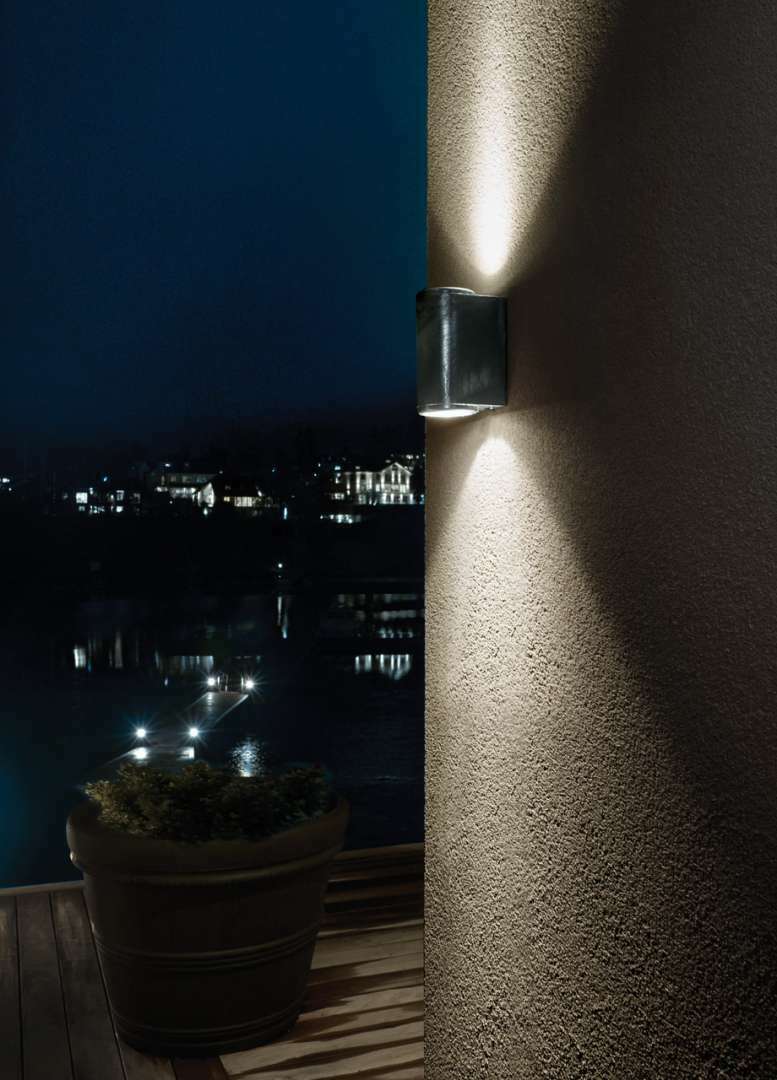 Šou Mandal 1371 Pozinkovaný 2Xled Gu10 2 X 4W hore / dole Mandal 1371 Pozinkovaný 2Xled Gu10 2 X 4W hore / dole