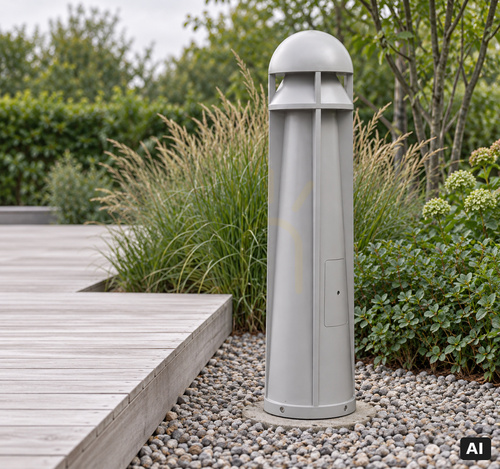 Skontrolujte Vonkajší stĺpik NORLYS Narvik 1738AL hliník LED 22,2 W 4000 K
