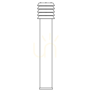 Stĺpikové svietidlo NORLYS Alta 291BL čierne E27 85 cm IP65 small 4
