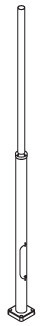 Skontrolujte Osvetľovací stĺp NORLYS Lamppost hliník 360-450 cm 3007AL