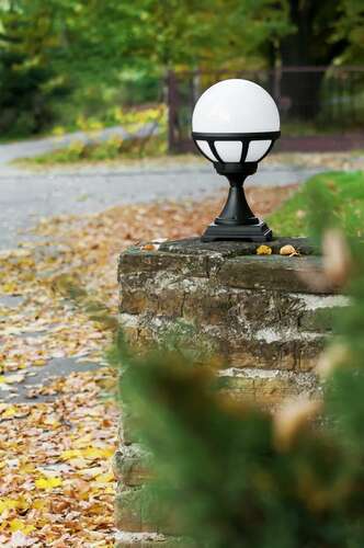 Skontrolujte Bologna 313 Sphere Light Post Black 9005 Norlys