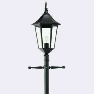 Vonkajšia stojacia lampa NORLYS Modena 397 čierna E27 3x9W 397BL small 0