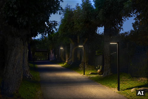 Skontrolujte Záhradná stožiarová lampa NORLYS Asker 5126BL čierna LED 18W 4000K 216 cm