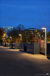 Záhradné / parkové stĺpové svietidlo ASKER Pole PRO 5161AL hliník LED 8W 4000K 216 cm - NORLYS small 7