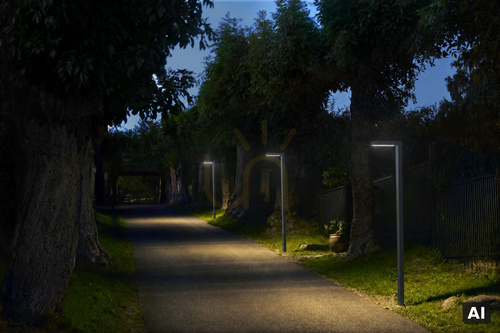 Skontrolujte Záhradné stĺpové svietidlo NORLYS Asker Pole PRO 5205GR grafitové LED 19,5 W 4000 K 350 cm