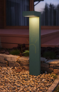 Vonkajšie stĺpikové svietidlo NORLYS Asker 5213GR LED 10W 4000K grafitové 55 cm small 11
