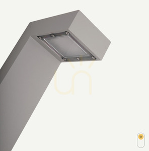 Vonkajší stĺpik NORLYS Asker 5215AL 7,7W 4000K hliník 9006 IP65 small 0
