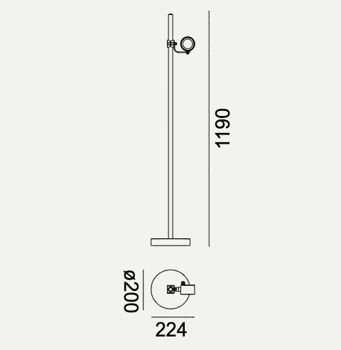 Skontrolujte Moss 6473 Black Led 4W 3000K Eei E
