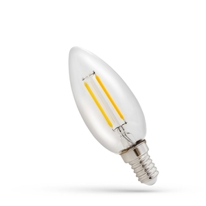 LED sviečka E14 230 V 1 W Cog Ww Clear Spectrum small 0