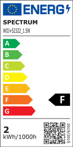 Led Tabular 230 V 1.5 W E14 Cw Spektrum small 1