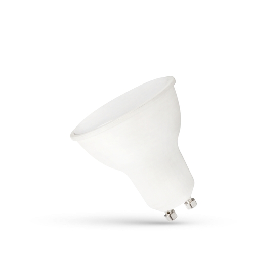 Skontrolujte Led Gu10 230 V 7,5 W Smd Ww s mliečnym sklom biele plastové spektrum.