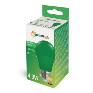 Led Gls E27 230 V 4,9 W Zelené spektrum small 1