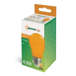 Led Gls E27 230 V 4,9 W oranžové spektrum small 1