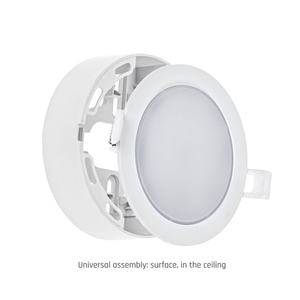 Algine Eco 2w1 povrchovo montované svietidlo 6 Ww 230 V 110st Ip20 Ik06 115x35mm biely okrúhly small 8