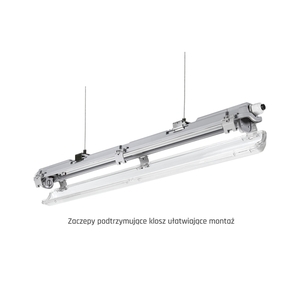 Limea Led Tube Slim Hermetic G13 1x60 250 V Ip65 710x65x63 Mm Gray small 7