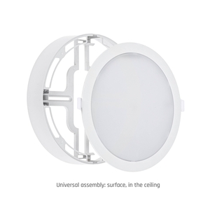 Algine Eco 2w1 povrchovo montované svietidlo 18 Ww 230 V 110st Ip20 Ik06 223x35mm biely okrúhly small 7