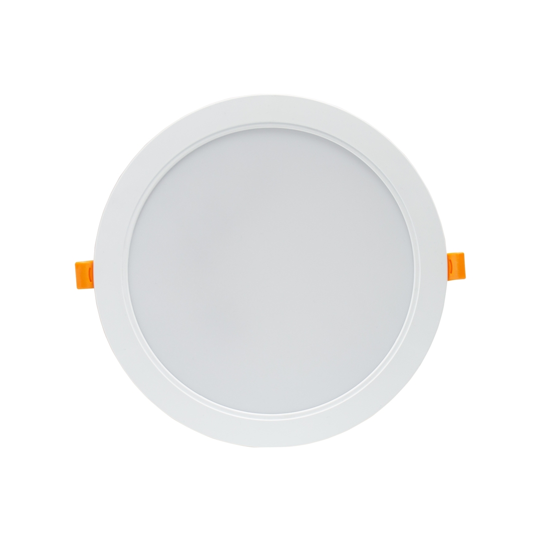 Dure 3 Downlight 24 W Nw 230 V 110st 110st Ip54 Ik06 220x34 Alb Rotund Rotund Sursă de alimentare integrată