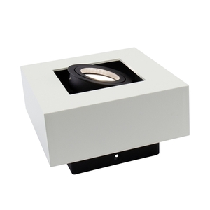 Mirora Gu10 Povrchová montáž Gu10 250 V Ip20 145 X145 X85mm Biely čierny štvorcový pohyblivý small 5