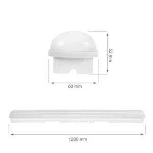 Limea Go Hermetic 1200mm 50 W Cw 230 V 120st Ip65 Ik07 1200 X60 X52mm biela small 4