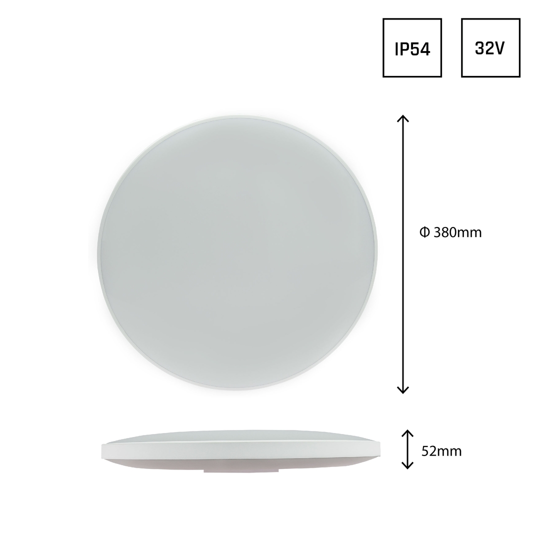 vyhliadka Nymphea Black & White Rings 32 Ww 230 V 115st Ip54 Fi380x55 White/Black Round. Nymphea Black & White Rings 32 Ww 230 V 115st Ip54 Fi380x55 White/Black Round.