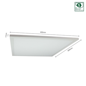 Algine Duo 2v1 panel 30 W Nw 230 V 120st Ip20 Ik06 600x600x17mm biely 5 rokov záruka. small 5