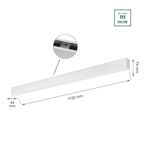 Allday Go 830 36 W 230 V 112cm 115st biela 2 roky záruka small 4