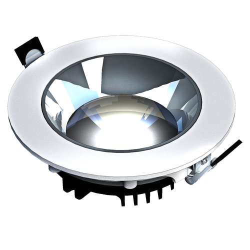 Skontrolujte Zrkadlo Model Xl Flush Mount, 30 W, 30°, 220x70 mm, farba biela