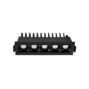 Mriežka Model L Flush Mount 47x45x147 mm, 12 W, 45°, farba čierna small 0