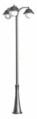 Skontrolujte Vonkajšia stojaca lampa SU-MA PRINCE čierna 3xE27 310 cm OGMW 3 O-BD