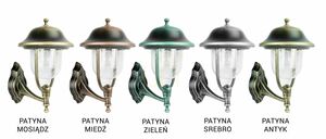 Vonkajšie nástenné svietidlo SU-MA Prince čierne patina K 3012/1/O g small 4