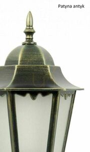 Vonkajšia stojaca lampa SU-MA Retro Classic II čierna patina K 4011/1/H small 5