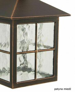 Vonkajšie stojacie svietidlo SU-MA Wenecja čierna patina 45 cm K 4011/1/KW small 4