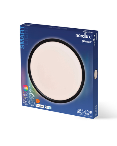 Skontrolujte Stropné svietidlá LivaSmart Nordlux LED plastové čierne