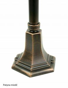 Vonkajšie stojacie svietidlo SU-MA Wenecja čierna patina 156 cm K 5002/1/KW small 7