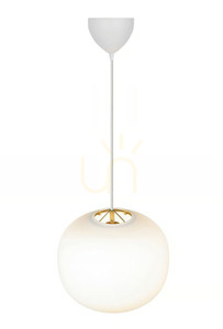 NAVONE DFTP E27 40W sklenená závesná lampa biela small 2