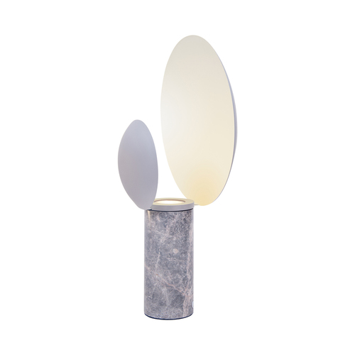 Skontrolujte CACHÉ DFTP GU10 40W Marble Grey matná stolová lampa