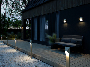 PONTIO záhradná lampa Nordlux GU10 25W Hliníková béžová small 0