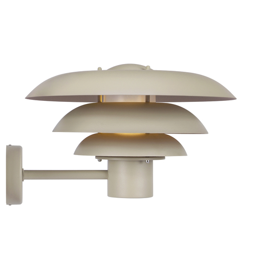 Skontrolujte KURNOS Nordlux E27 20W kovová béžová nástenná lampa