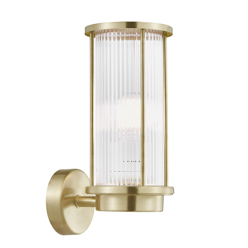 Skontrolujte LINTON Nordlux E27 15W mosadzná nástenná lampa