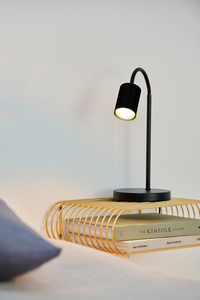 Stolná lampa EXPLORE GU10 7W čierna otočná hlava 360° flexibilné rameno 37 cm 2213505003 Nordlux small 0