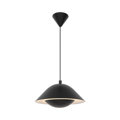 Skontrolujte Čierne závesné svietidlo Nordlux FREYA 35 2213083003 E27 max. 40 W Ø35 cm