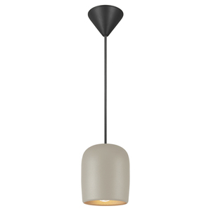 NOTTI Nordlux E27 25W Kovová sivá závesná lampa small 2