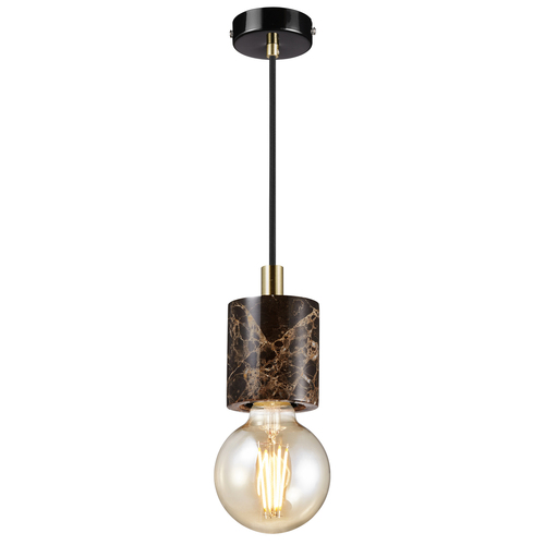 Skontrolujte Závesné svietidlo Nordlux E27 60W Marble Brown SIV