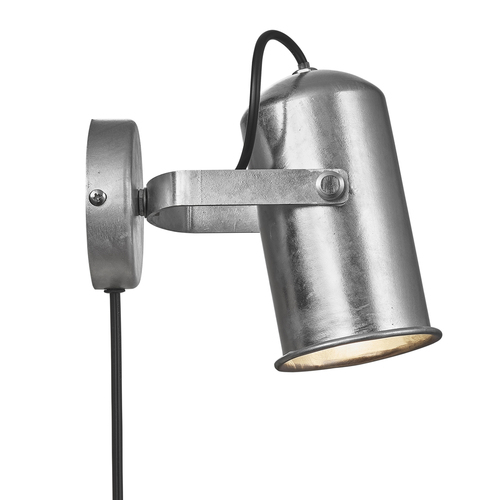 Skontrolujte Nordlux Porter E27 60W kovová pozinkovaná nástenná lampa