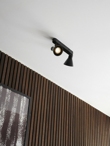 EIK Nordlux GU10 2X35W Kovové stropné svietidlo čierne small 0