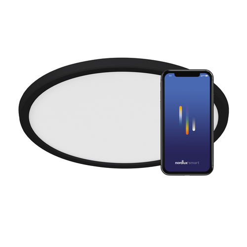 Skontrolujte Inteligentné stropné svietidlo Oja Smart 29 čierne LED 15W 1600lm 2700-6500K ovládané aplikáciou NORDLUX 2015036103