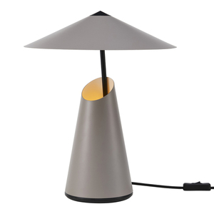 TAIDO DFTP E27 25W Kovová hnedá stolová lampa small 0