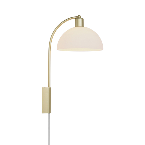 Skontrolujte ELLEN Nordlux E14 40W Kovová mosadzná nástenná lampa
